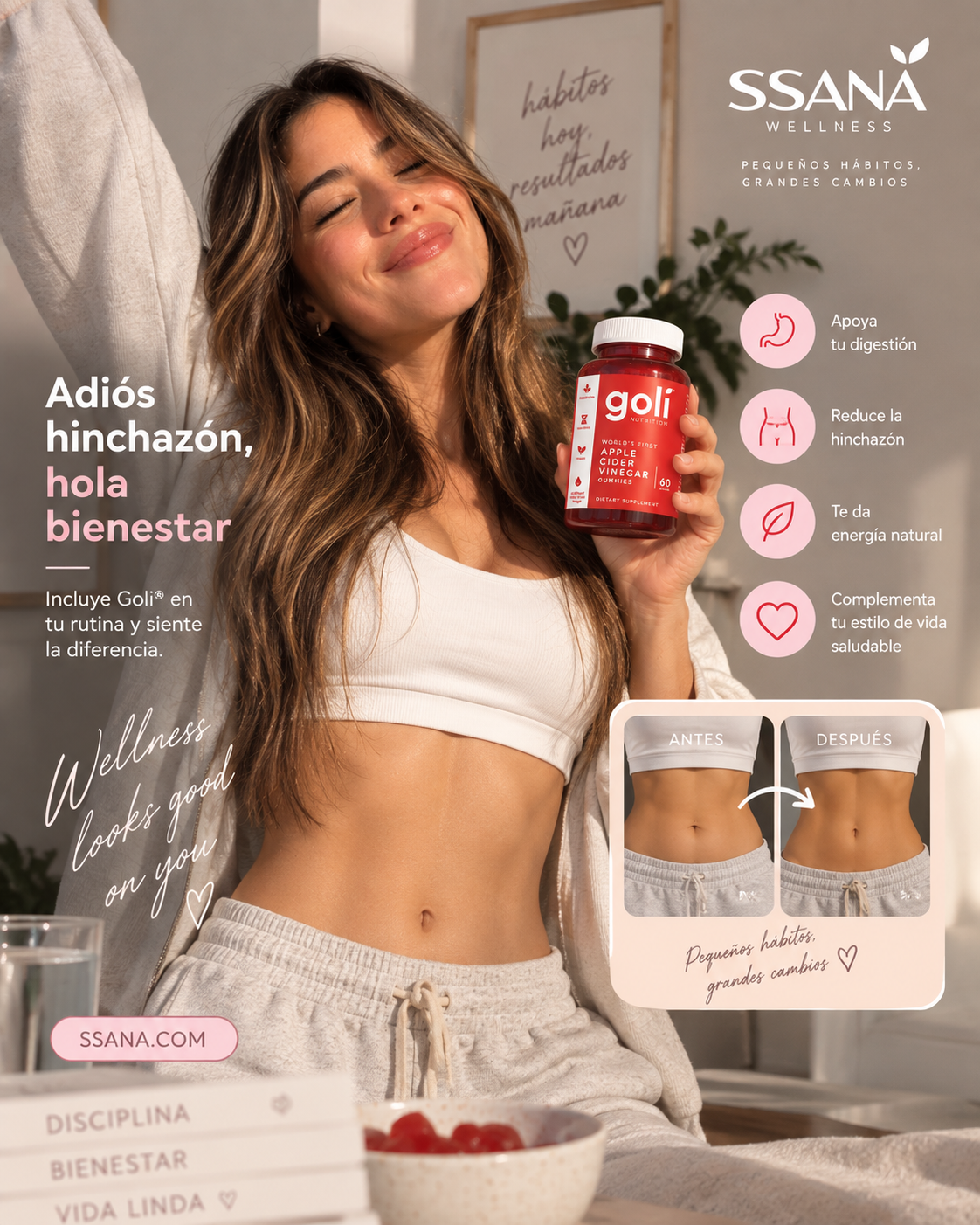 GOMAS GOLI NUTRITION VINAGRE DE MANZANA